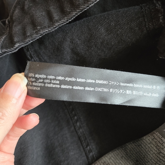 ZARA I L Denjm Jean Jacket I Black - Picture 5 of 8